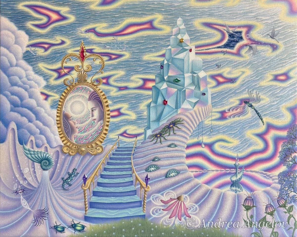 Epiphany (2025) — visionary fine art print of an original oil painting by Andrea Angelov